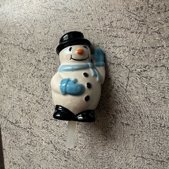 Nora Fleming Frosty Pal Snowman Mini - Picture 1 of 2
